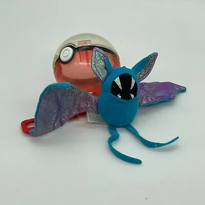 Vintage Pokemon Zubat With Pokeball 1998 Applause Plush Soft Toy • $70