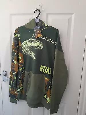 £12.99 • Buy Boys Green Jurassic World Hoodie Age 13-14 From Marks And Spencer BNWT