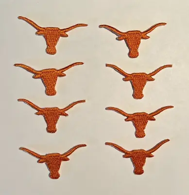 $14.25 • Buy U Of T Texas  Longhorns University Of Texas Iron On Patches TX Applique UT 8 Pcs