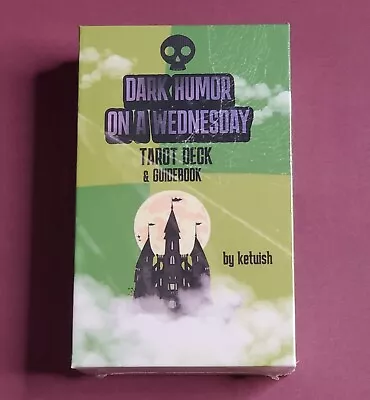 New Dark Humor On AWednesday Addams Inspired Tarot Card Deck & Guidebook Ketuish • $20