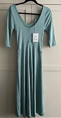 £45 • Buy Acne Studio Dress New Large Jade Green