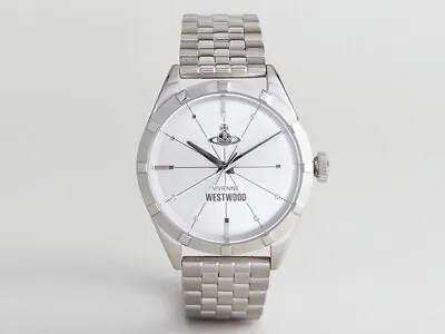 Vivienne Westwood Ceramic Watch VV192SLSL Men's Conduit Silver EMS Fast Ship NEW • $270.54