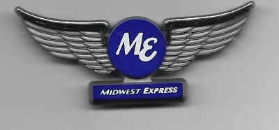 Midwest Express Airlines Jr Pilot Kiddie Wing Plastic • $8.99