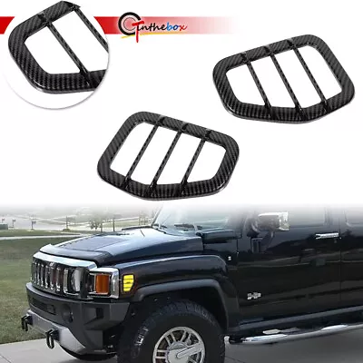 Front Fender Side Marker Light Guard Covers Trims For 2006-2010 HUMMER H3 H3T • $19.99