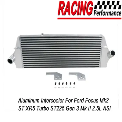 Aluminum Intercooler Suit Ford Focus Mk2 ST XR5 Turbo ST225 Gen 3 Mk II 2.5L AU • $289
