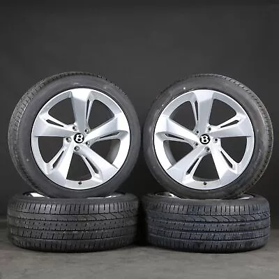 22 Inch Summer Wheels Original Bentley Bentayga 4V1 36A601025AT Rims • $12365.99