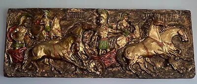 J. Segura  Romans With Horses  Fiberglass Art • $4000
