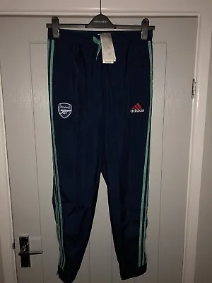 £30 • Buy New Arsenal Fc Mens Navy Mesh ‘icon’ Woven Tracksuit Bottoms Size Small (S)