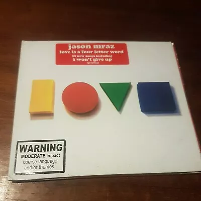 JASON MRAZ Love Is A Four Letter Word CD DIGIPAK  Hype Sticker • $10.93