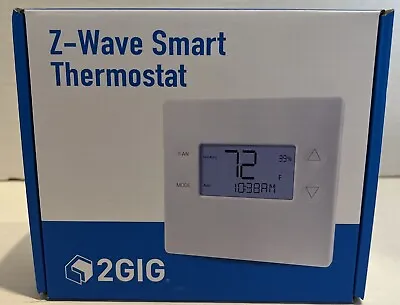 2GIG Z-Wave 700 Programmable Thermostat (2GIG-STZ1-345) • $75