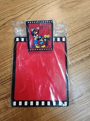 Vintage Walt Disney Applause Mini Clipboard Mickey Mouse And Goofy Office • $10.62