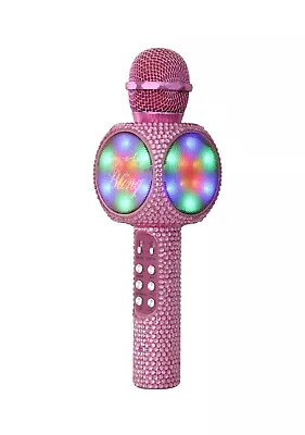 Pink Bling Wireless Karaoke Microphone (SAB-Pink) • $44.95