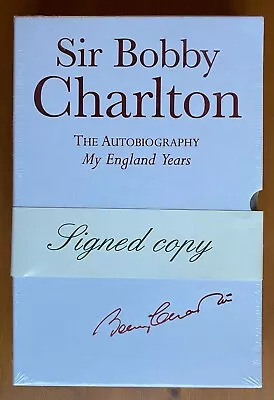 Sir Bobby Charlton My England Years Signed Book 1966 Manchester United Sealed • $87.02