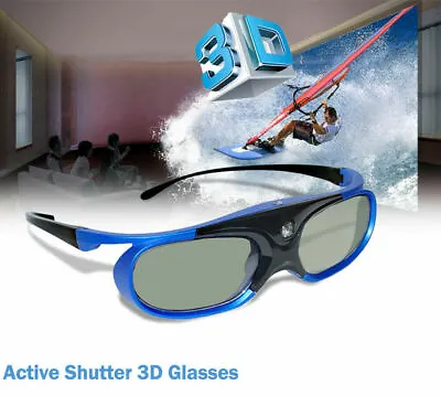 £22.94 • Buy Active Shutter 3D Glasses For All 3D DLP Projector Optoma BenQ W1070 WOWOTO Blue