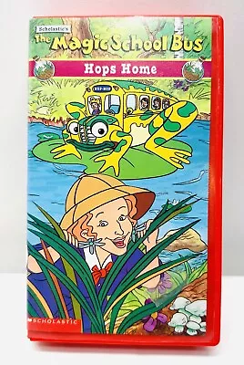 THE MAGIC SCHOOL BUS HOPS HOME VHS Home Video Cassette Hard Case Free Shipping • $8.99