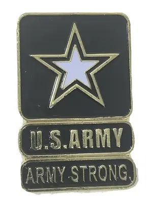 U. S. Army Pin Army Strong Lapel Hat Black White Gold Star Enamel Lot (20) • $140