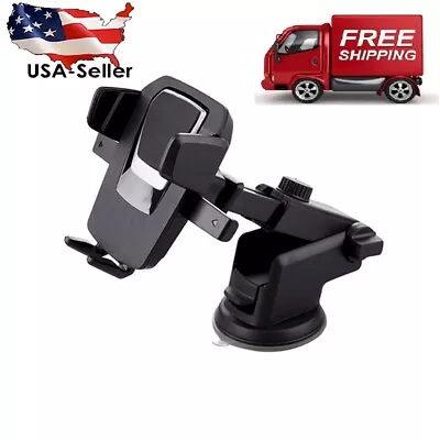 360° Mount Holder Car Windshield Stand Mobile Cell Phone GPS IPhone Samsung • $8.95