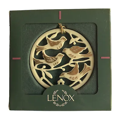 Lenox 12 Days Of Christmas Ornament Series 4 Calling Birds • $55.10