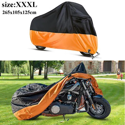 3XL Motorcycle Bike Cover Waterproof Fit For Harley Davidson Electra Glide Ultra • $16.19