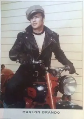 Marlon Brando Motoguzzi Motorcycle Vintage 1995 UK Import Poster 24 X 34 • $36.70