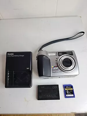 Kodak EasyShare Z730 5.0MP Digital Camera - Silver W/2GB SD Battery Charger • $39.99