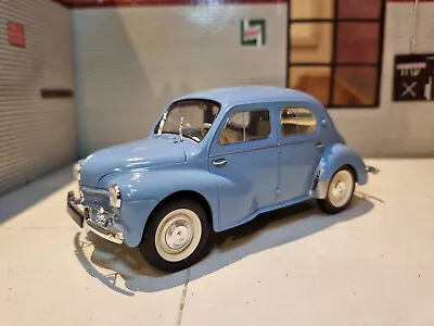 Renault 4 CV 1958 Blue White 1:24 Diecast V Detailed G LGB Scale Model Car • £24.50