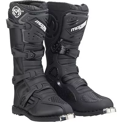 Moose Racing Qualifier Mens MX Offroad Boots Black • $129.95