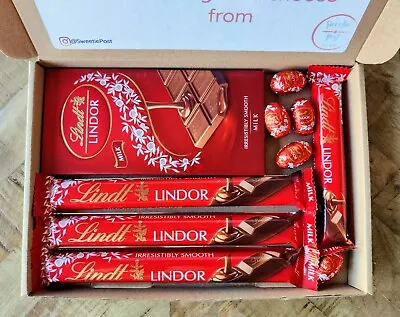 Lindt Chocolate Gift Box | Lindt Lindor Present Chocolate Personalised Hamper • £13.99