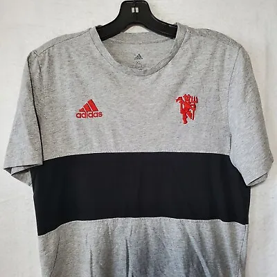 Manchester United Teen's XL Tee Shirt Casual Short Grey Short Sleeve  • $19.97