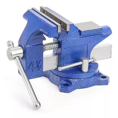  Bench Vise 4-1/2  Vice With 240° Swivel Base Clamp Home Vises Rotation Base  • $27.15