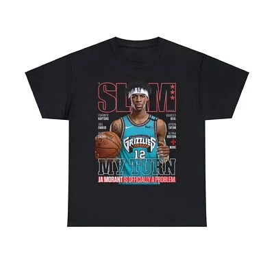 Ja Morant Memphis Grizzlies Slam Cover Tee Shirt • $20.99