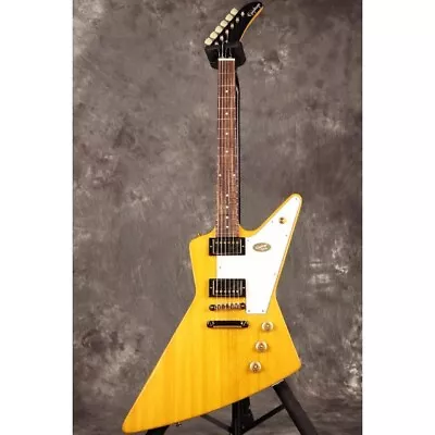 Epiphone / 1958 Korina Explorer White Pickguard Aged Natural • $1660