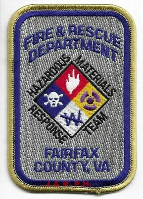 $4.25 • Buy *NEW*  Fairfax County  HAZ-MAT Response Team, VA (3  X 4.5  Size)  Fire Patch