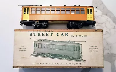 Vintage Pittman Street Car Trolley. Has A Can Motor DC Pwr Working With Lights. • $32.65