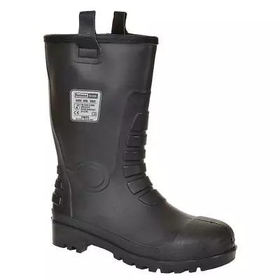 Neptune S5 Lined Rigger Wellington PVC Nitrile Safety Boot Steel Toe +midsole - • £19.25