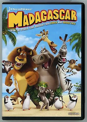 MADAGASCAR - Ben Stiller Chris Rock Davis Schwimmer (DVD 2005) • $8.95