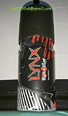 £75 • Buy Lynx Axe - MUSIC STAR {Round Top/Can} 150ml Body Deodorant Spray Unused Vintage 