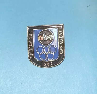 1984 Los Angeles Olympics Olympic Pin ABC Sarajevo • $4.99