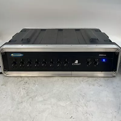 Crown 280MA 8-Input Dual 80W @4Ω 70V/100V Commercial Audio Mixer Amplifier LOOK! • $100