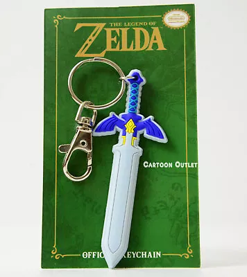 The Legend Of Zelda Keychain Sword Gamers Gift Rubber Nintendo Official New • $8.99