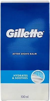 Gillette Aftershave Balm 3-in-1 Moisturises And Soothes Skin With SPF +15 100ml • £7.50