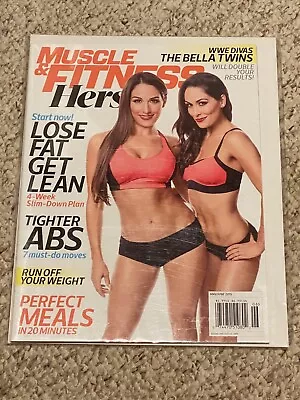 Wwe Bella Twins Niiki And Brie Bella Muscle Fitness Hers Magazine Issue!!! • $25