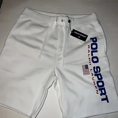 NWT Polo Ralph Lauren Men’s Sport Fleece Shorts White Size XXL MSRP$98 • $49.97