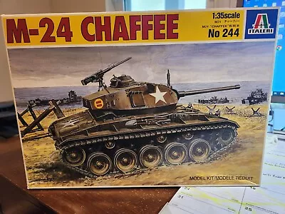 NIB Italeri 1/35 Scale M-24 Chaffee Light Tank Plastic Kit (244)  W/BONUS PE SET • $23.95