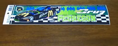 NHRA  Cruz Pedregon Batman Forever McDonalds  Funny Car Bumper Sticker    1995 • $10.90