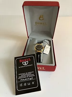 Vintage ERNEST BOREL Kaleidoscope Ladies Cocktail Watch In Box WORKS Rarely Worn • $299.99