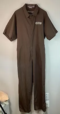 Vintage Fashion Seal Hershey Factory Uniform Jumpsuit Coveralls Medium USA Wonka • $39.99