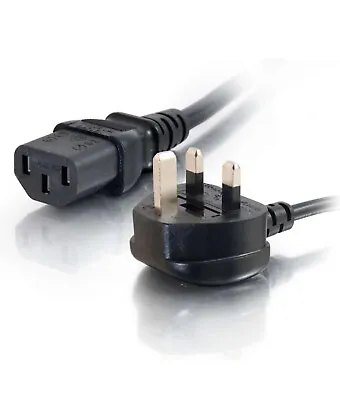 Genuine Longwell Power Cable PSU Plug IEC C13 3pin 5A/10A 250V 1M • £4.80