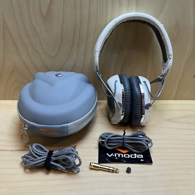 $89 • Buy V-MODA Crossfade M-100 Over-Ear Noise-Isolating Metal Headphone (White Silver) 