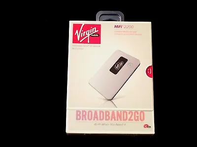 Virgin Mobile Broadband 2 Go MiFi 2200 Nationwide Sprint 3G Internet - Unopened • $49.95